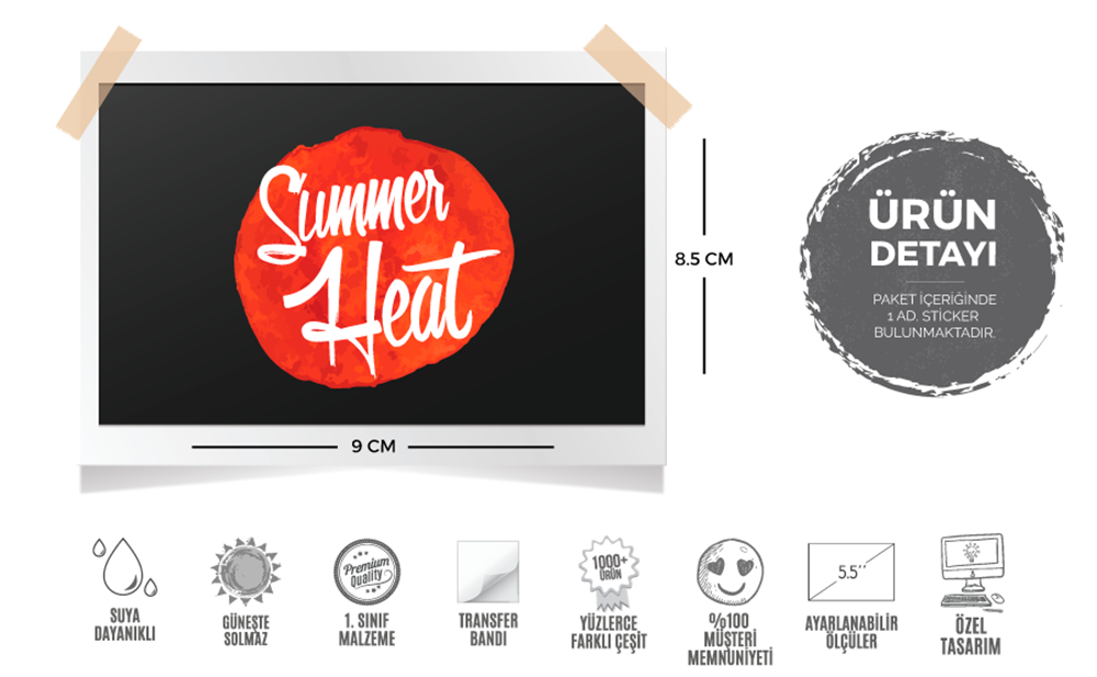MSL76 Summer Heat Etiketi