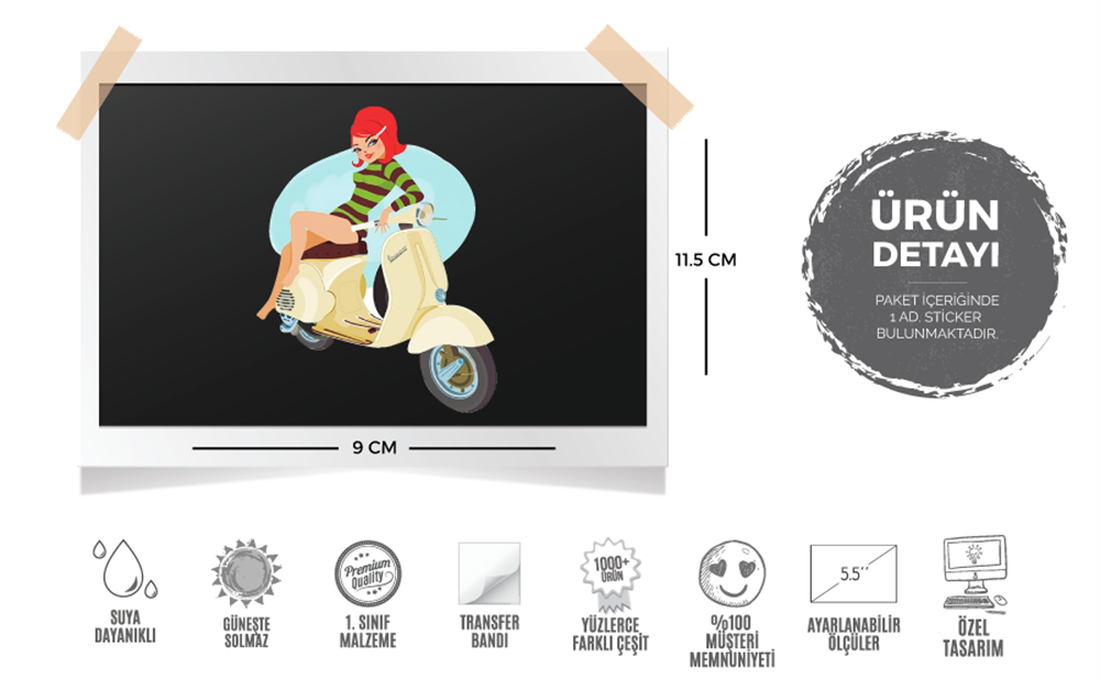 PNP16 Pinup Kizi Etiketi