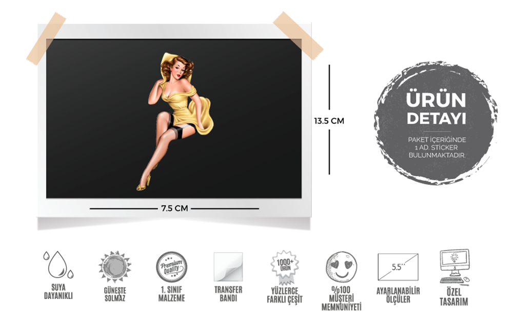 PNP17 Pinup Kizi Etiketi