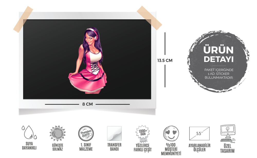 PNP20 Pinup Kizi Etiketi