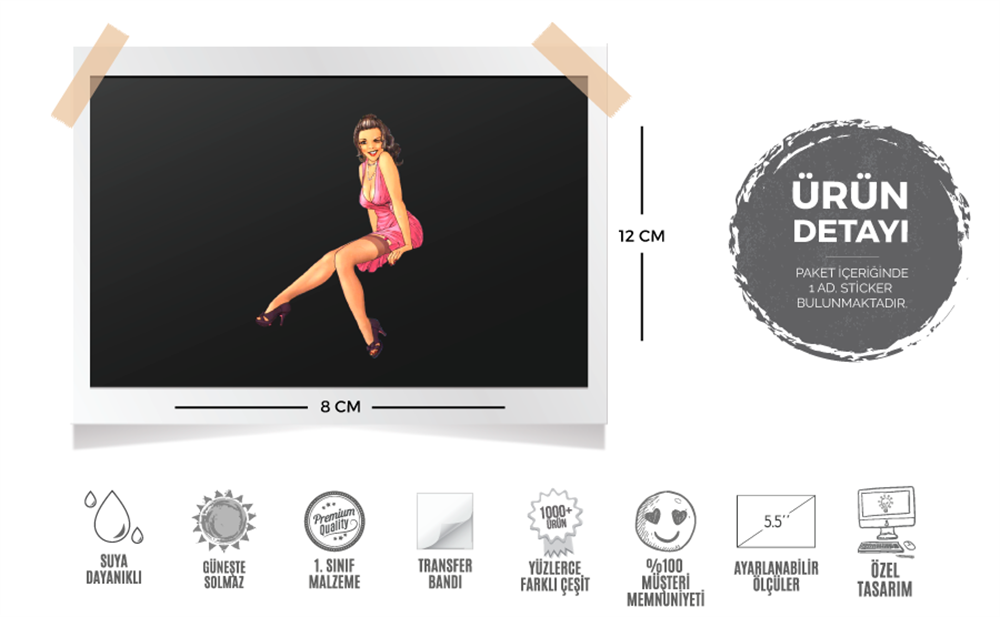 PNP31 Pinup Kizi Etiketi