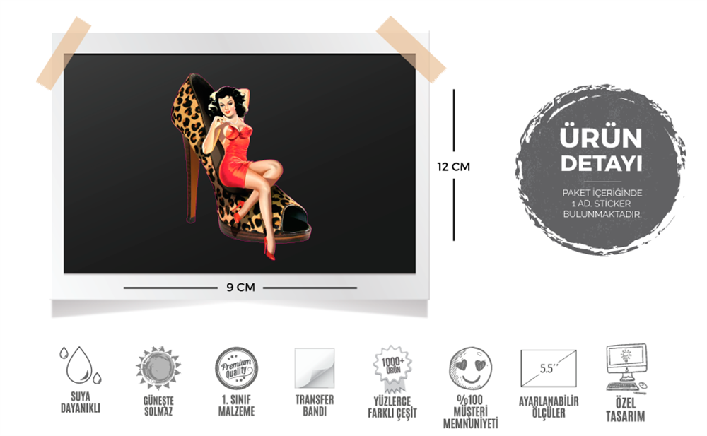 PNP32 Pinup Kizi Etiketi