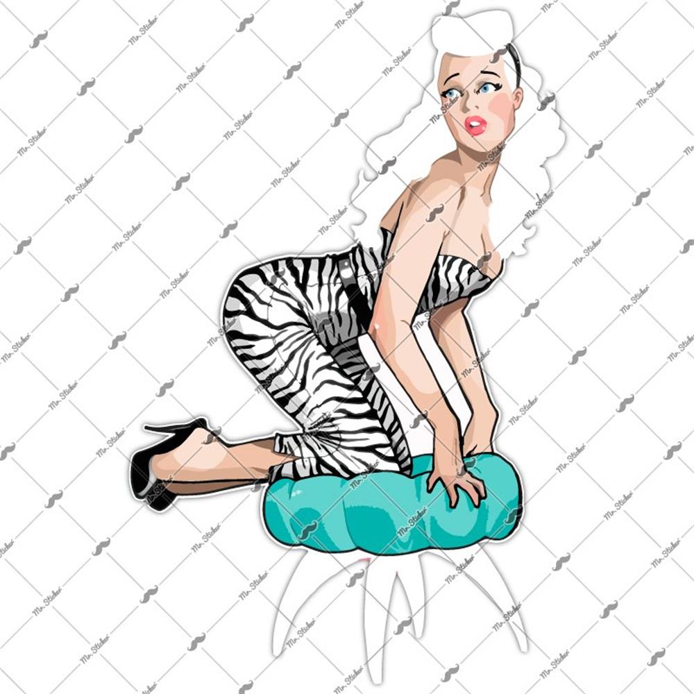 PNP35 Pinup Kizi Etiketi