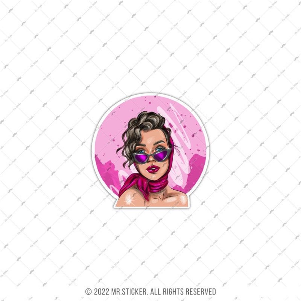 PNP60 Gözlülkü Pinup Kızı