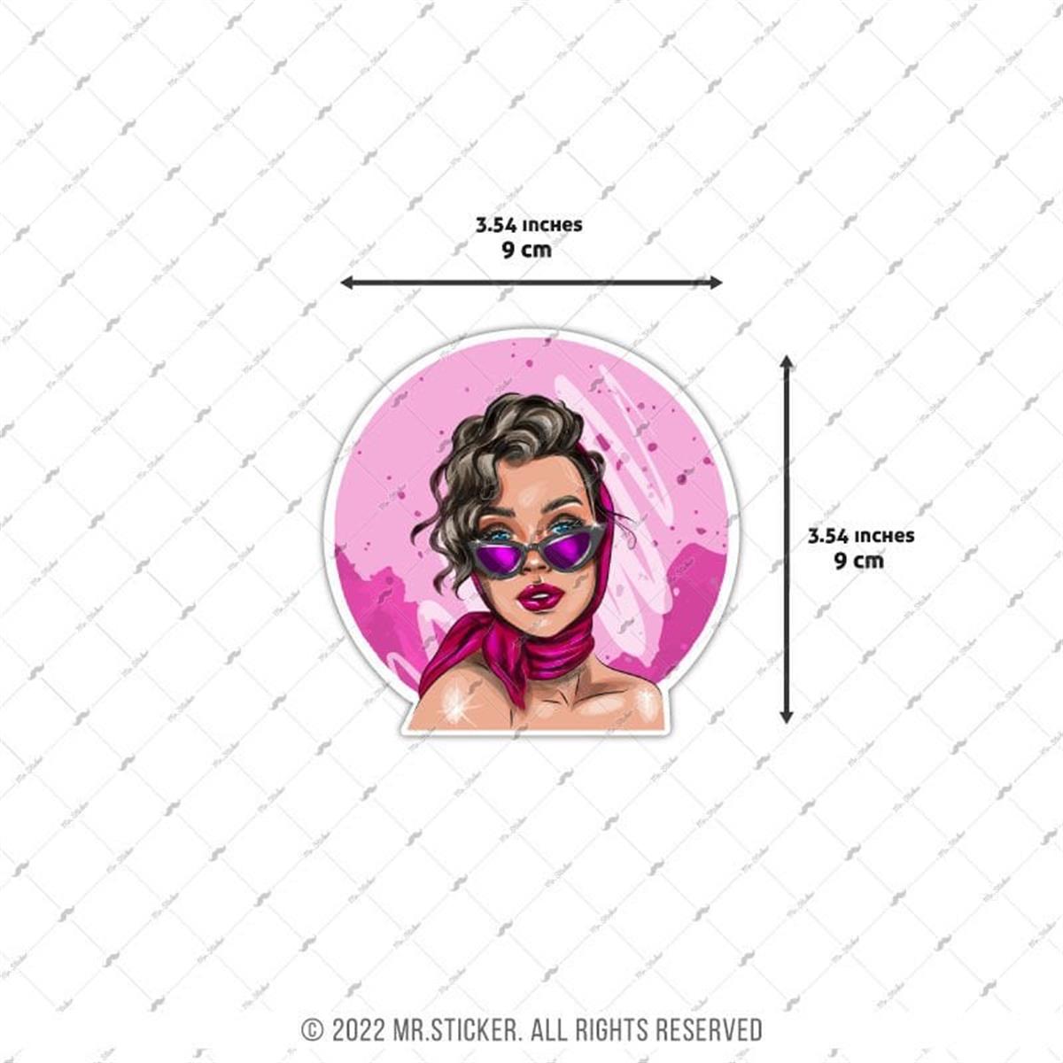 PNP60 Gözlülkü Pinup Kızı