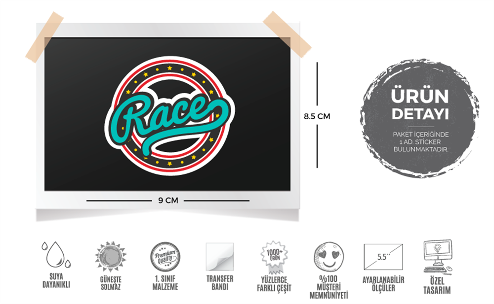 RAC7 Yaris Yazili Etiket