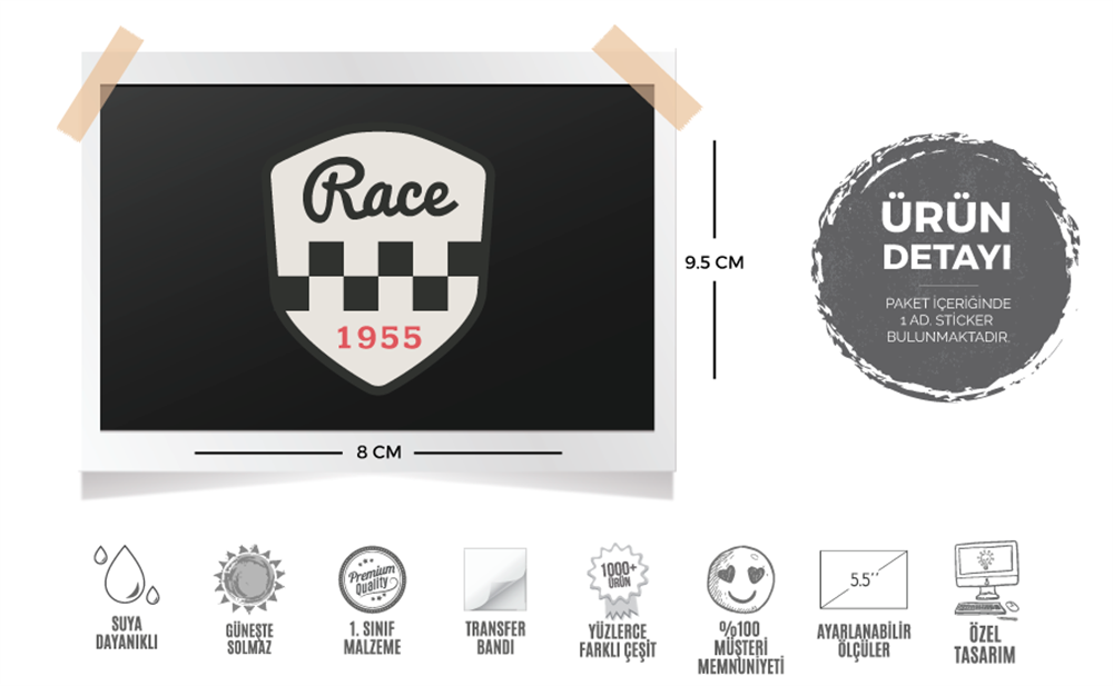 RAC8 Yaris Yazili Etiket