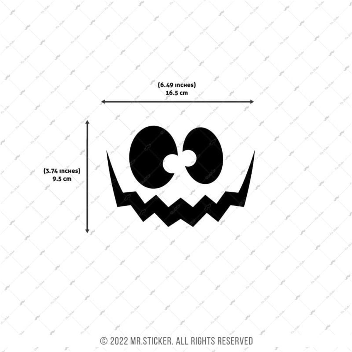 RFBK24 Siyah Reflektif Korkutucu Yuzler Serisi no3