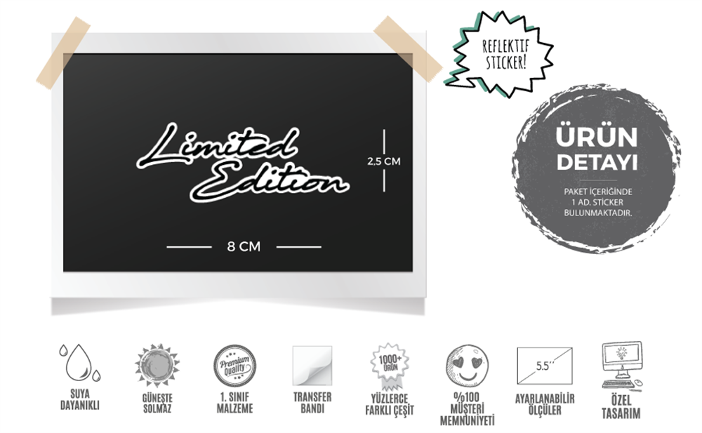 RFHLM112 Limited Edition Etiketi Kucuk Boy