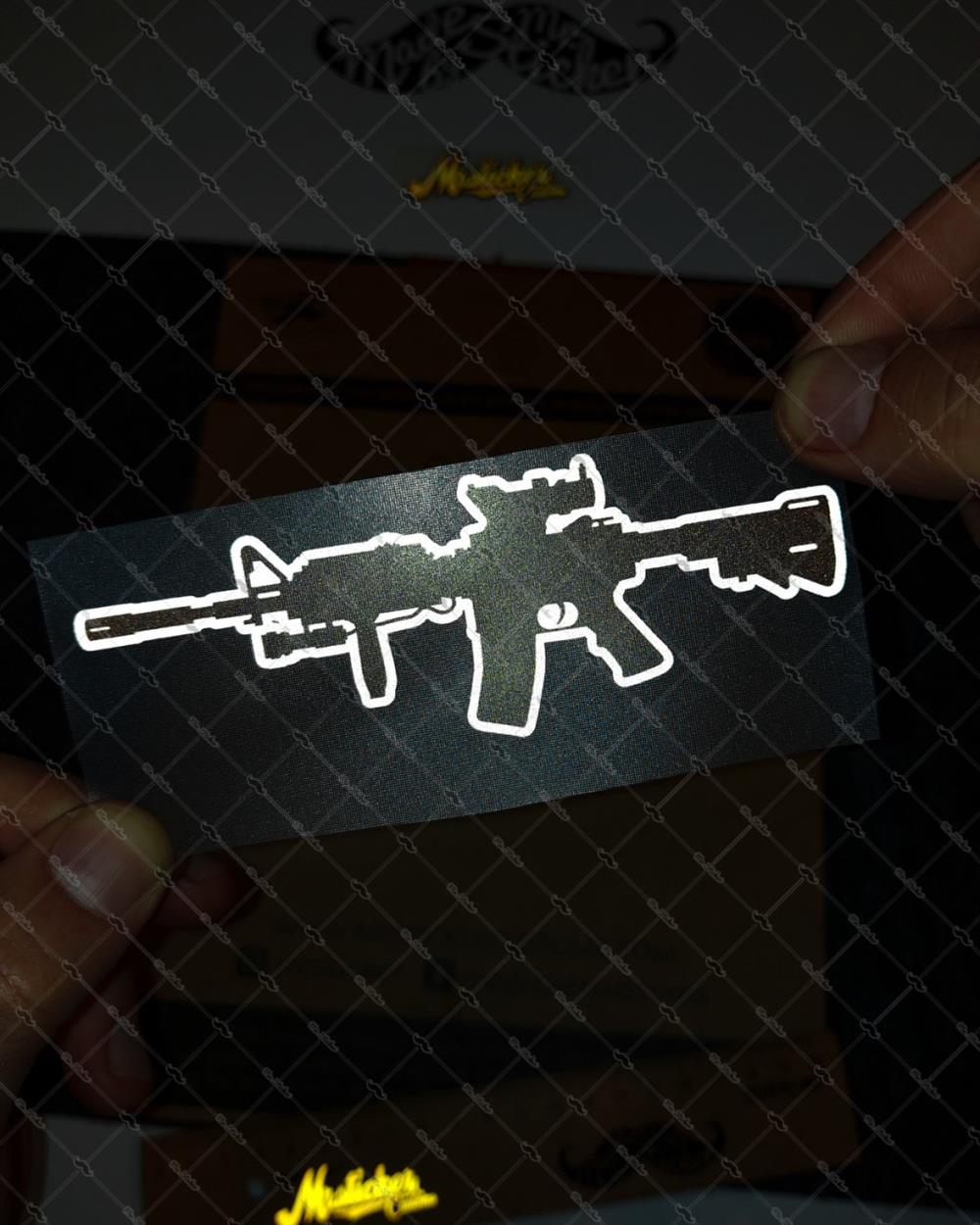 RFHLM121 Reflektif Tüfek Silüeti