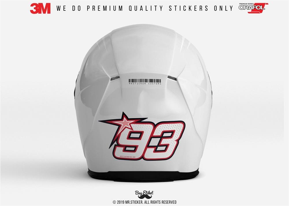 RFHLM160 Reflektif 93 Numara Etiketi Buyuk Boy