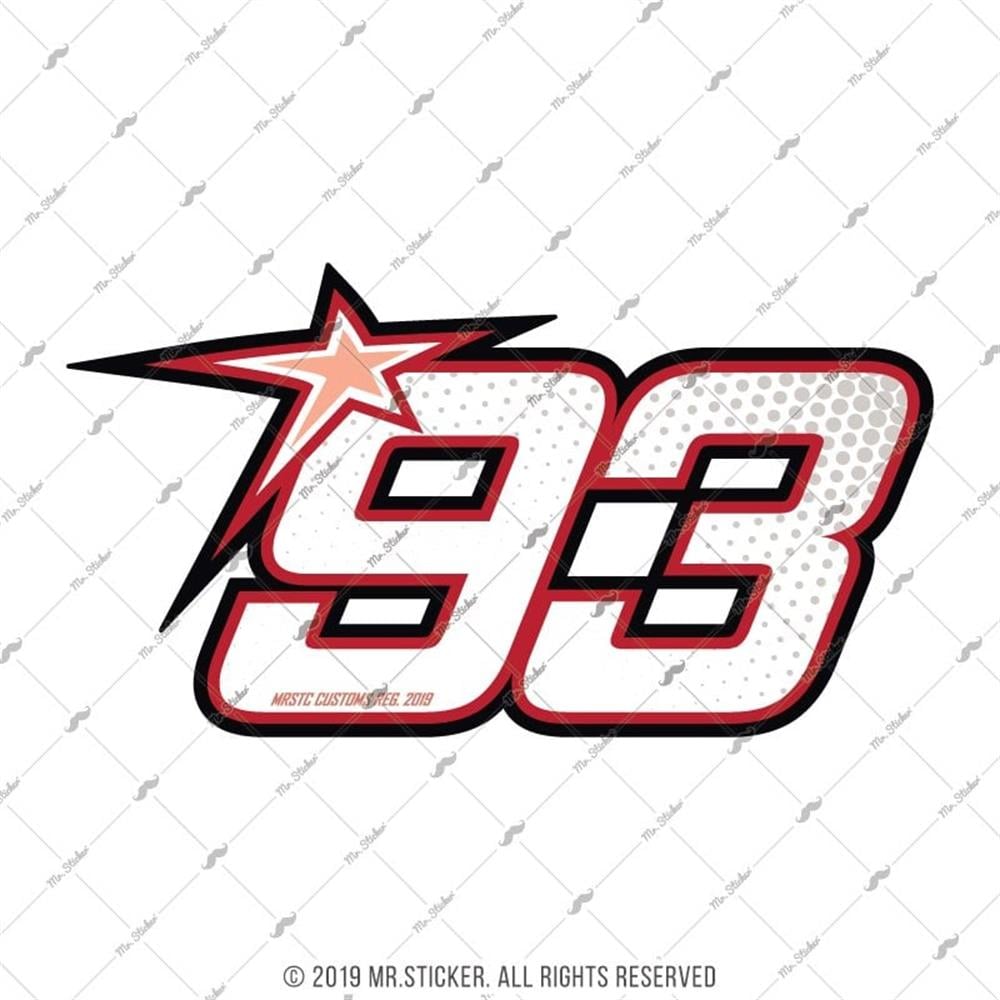 RFHLM160 Reflektif 93 Numara Etiketi Buyuk Boy