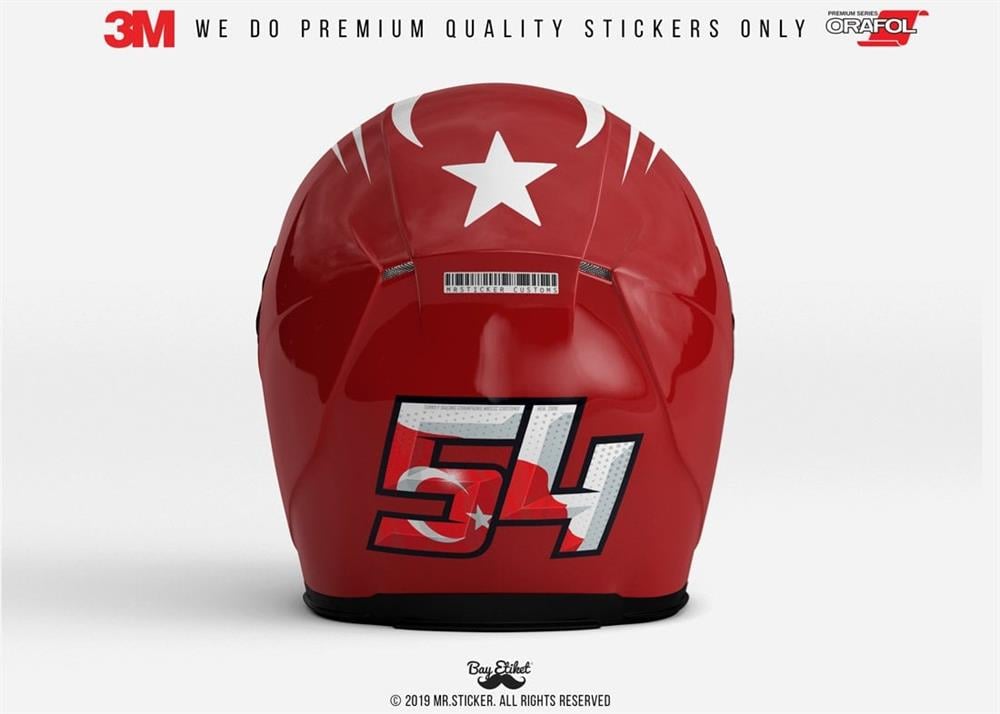 RFHLM161 Reflektif 54 Numara Etiketi Buyuk Boy