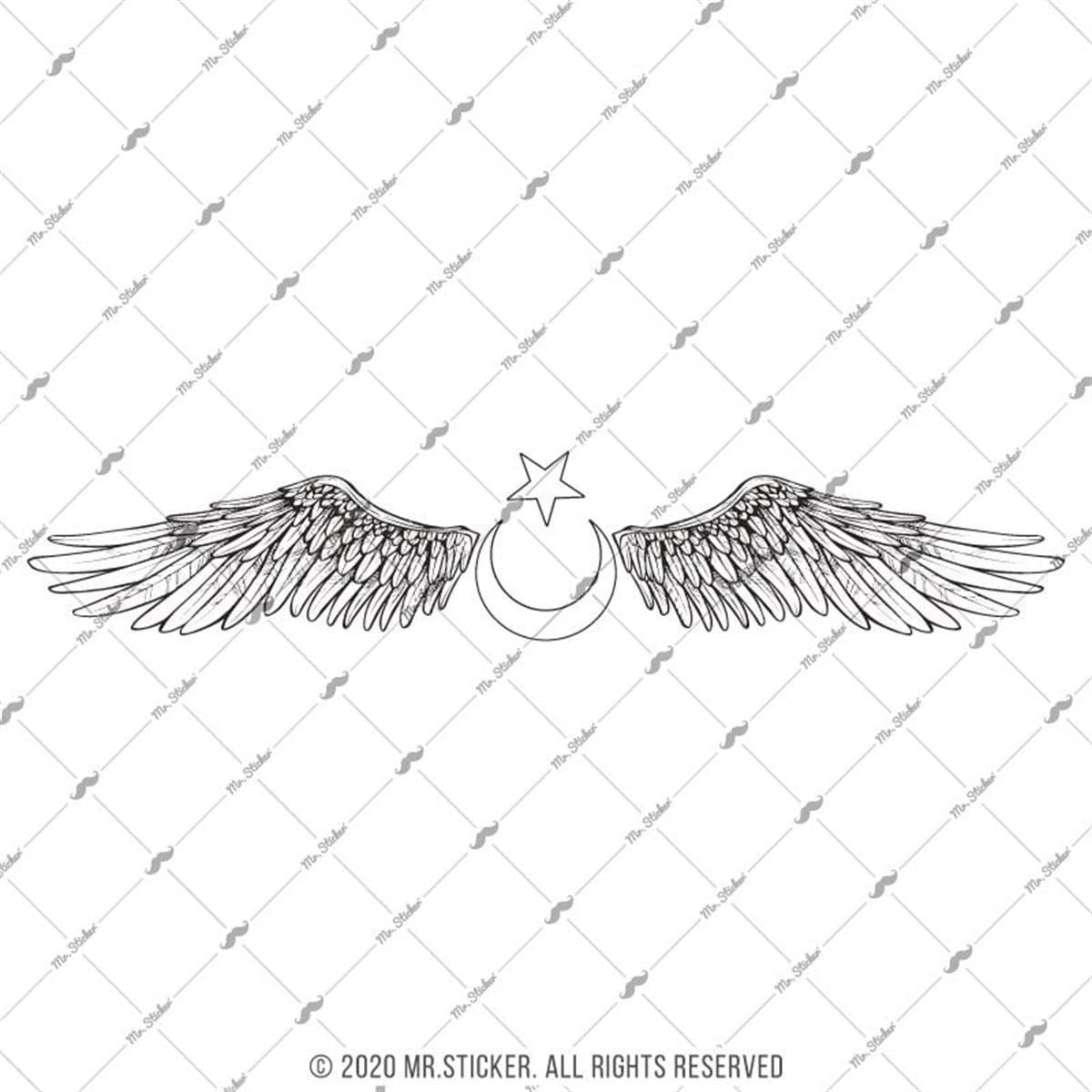 RFHLM181 Reflektif Kanatli Ay Yildiz Ozel Seri