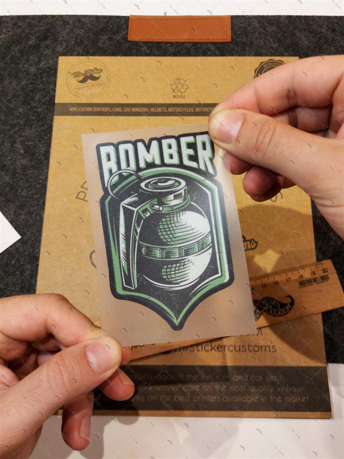 RFHLM182 Reflektif Bombaci Etiketi