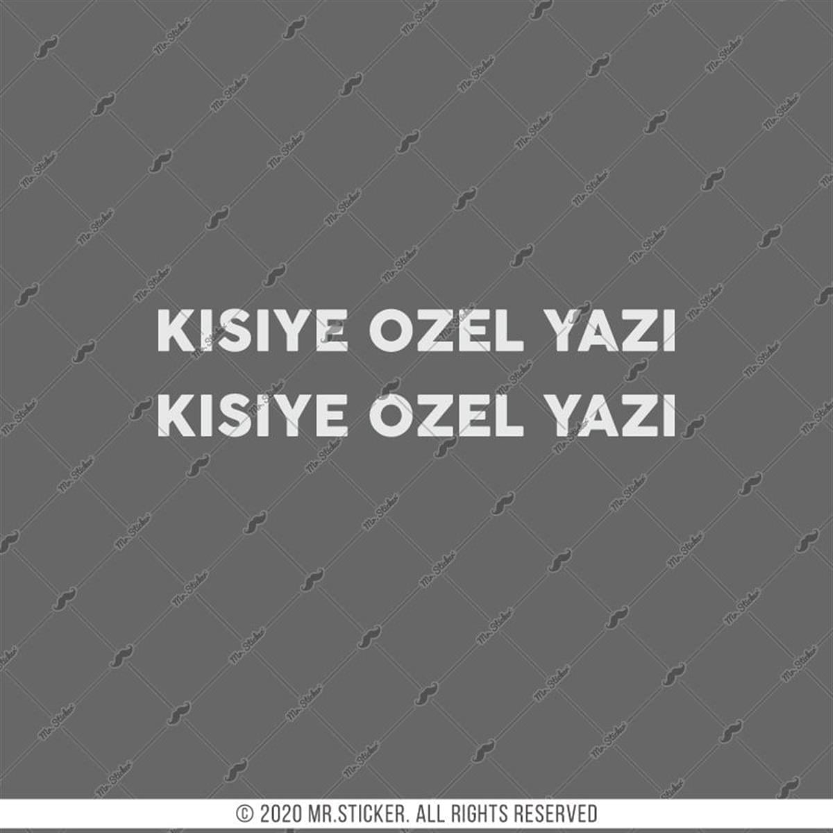 RFHLM190 Reflektif Kisisellestirilebilir Kask Vizoru Etiketi İkili Set