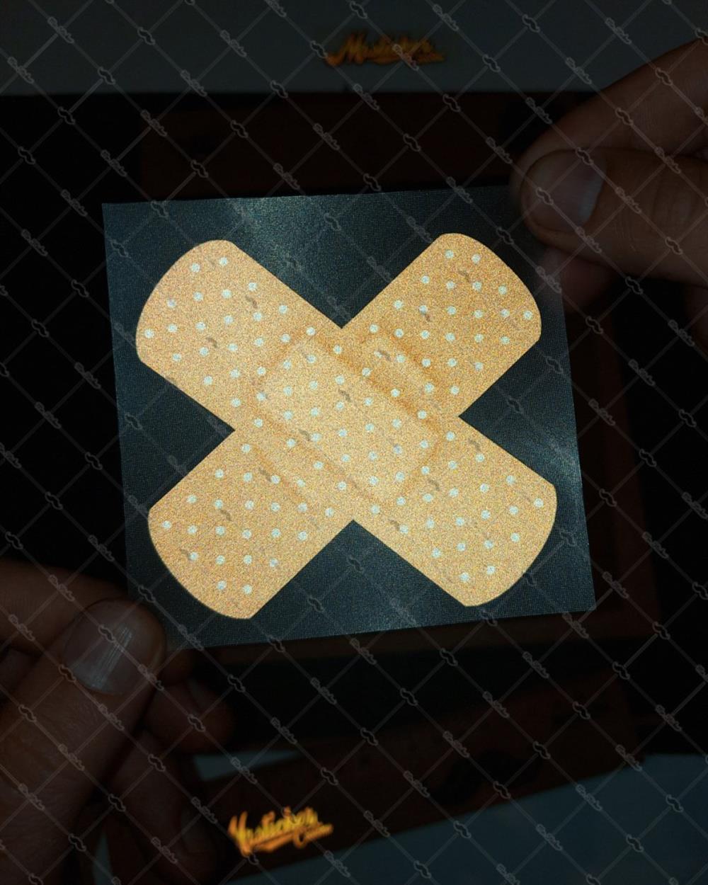 RFHLM39 Reflektif Yara Bandi Etiketi - Tek Parca