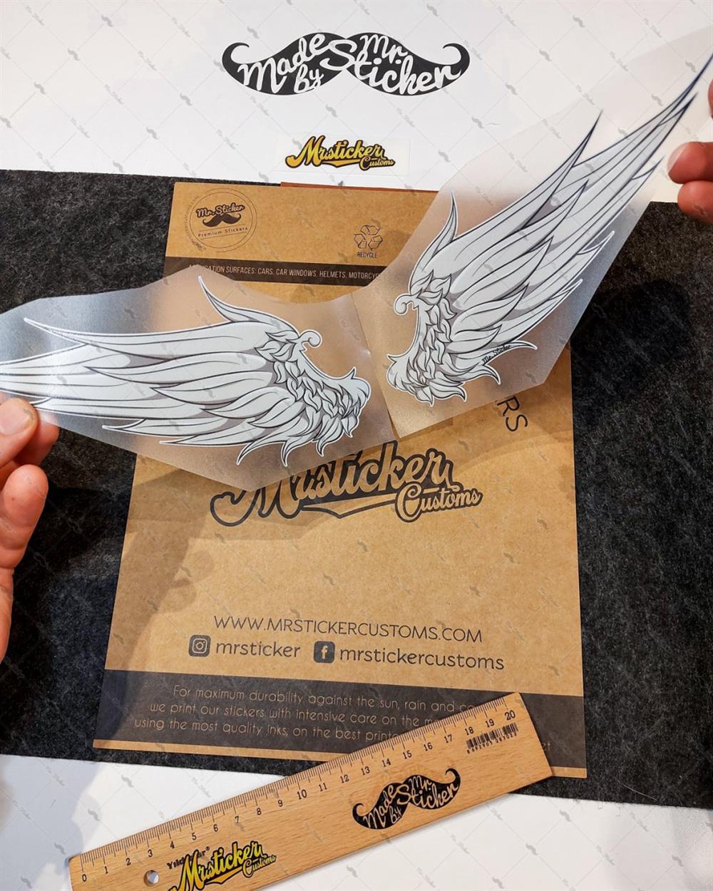 RFHLM46 Reflektif Melek Kanadi Etiketi - Ozel Seri