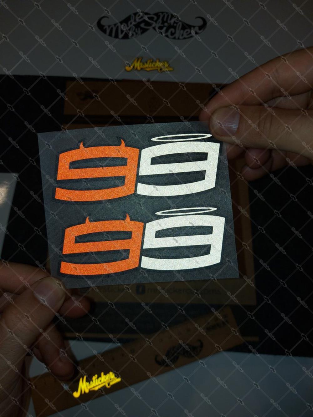 RFHLM50 Reflektif Lorenzo 99 Etiket Seti - 2li Set