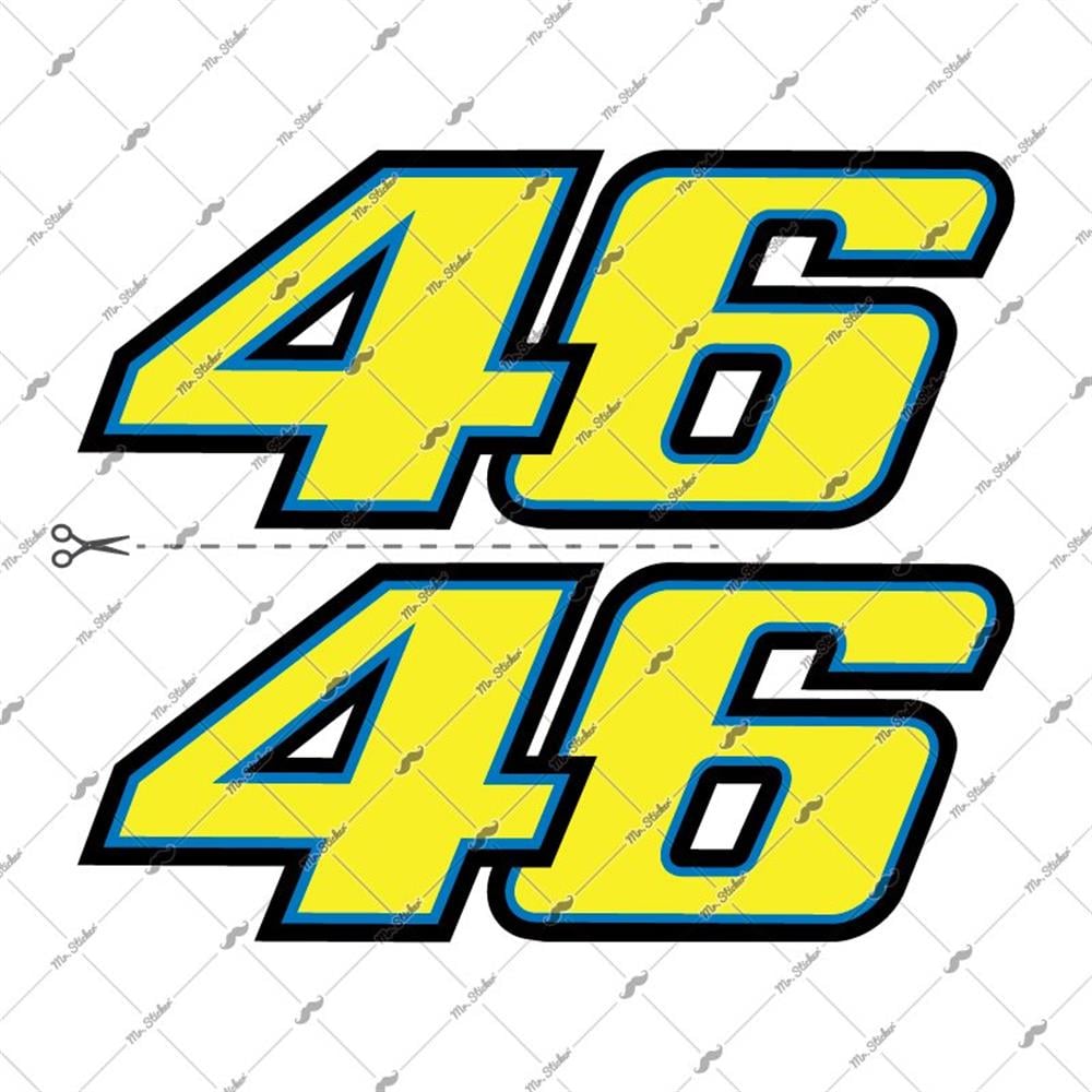 RFHLM51 Reflektif Rossi 46 Etiket Seti - 2li Set