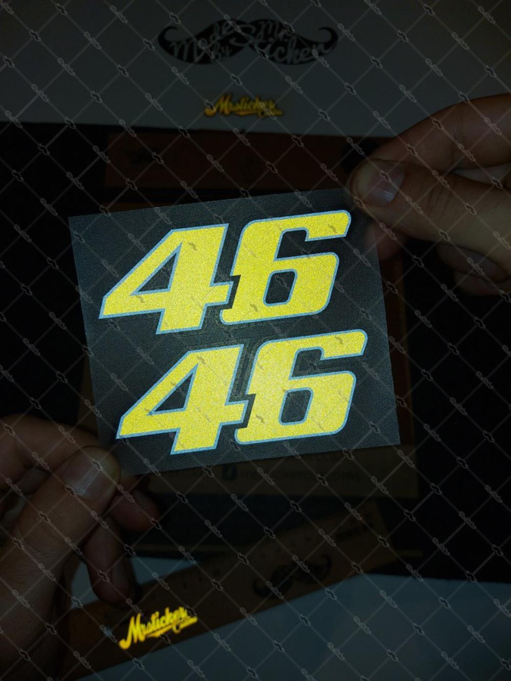 RFHLM51 Reflektif Rossi 46 Etiket Seti - 2li Set