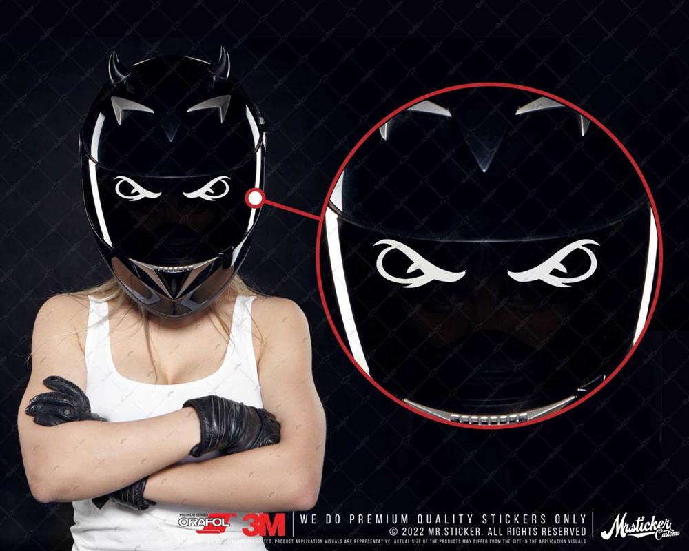 RFHLM7 Reflektif Kizgin Gozler Etiketi