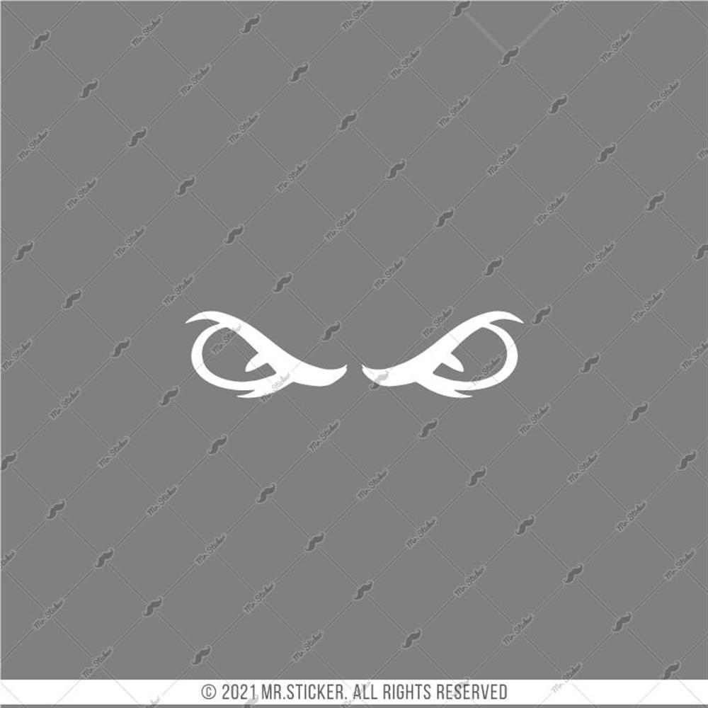 RFHLM7 Reflektif Kizgin Gozler Etiketi