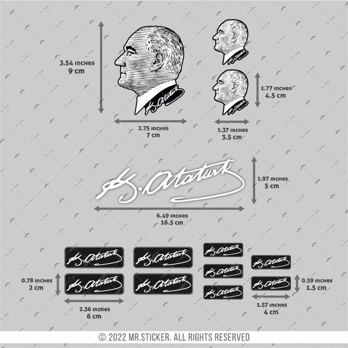 RFHLMBDL7 Reflektif Ataturk Seti