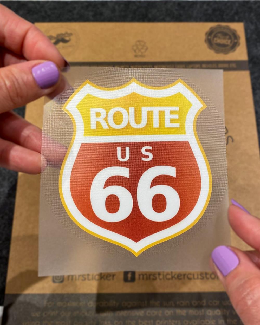 ROU1 Route 66 Etiketi