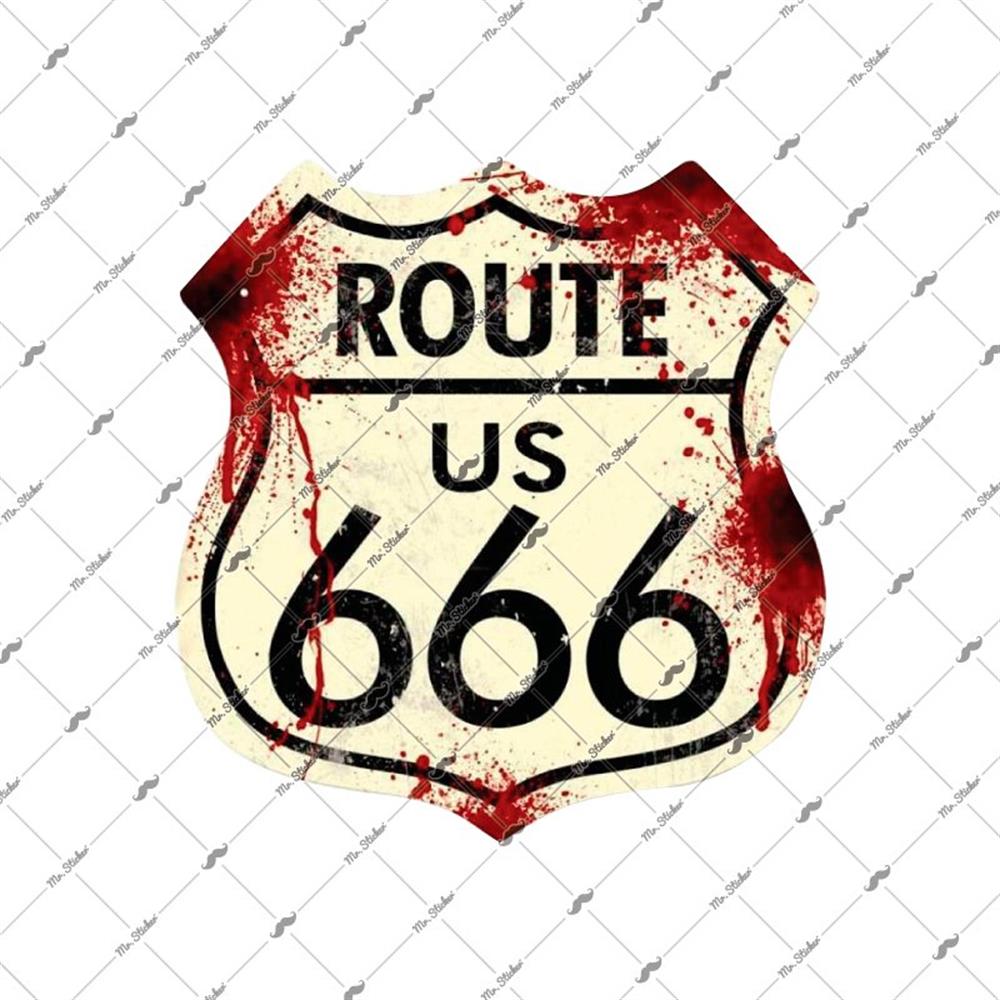 ROU7 Route 666 Etiketi