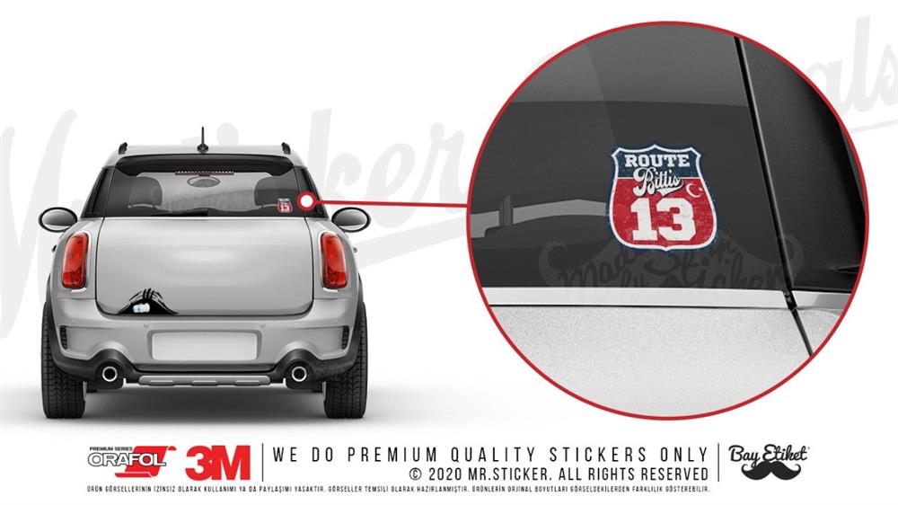 ROUP25 Route Bitlis 13 Etiketi