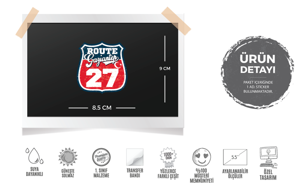 ROUP39 Gaziantep 27 Etiketi