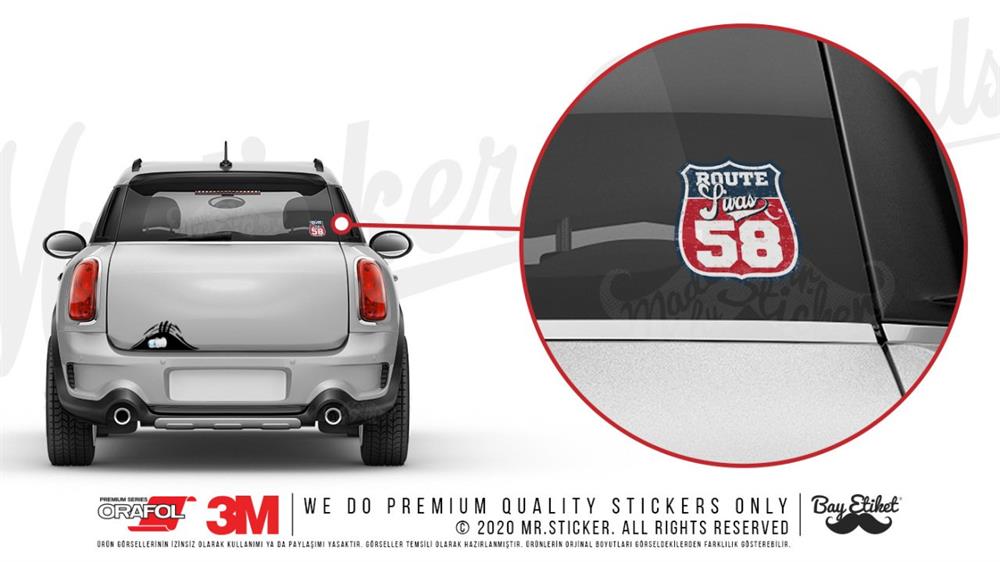 ROUP70 Route Sivas 58 Etiketi