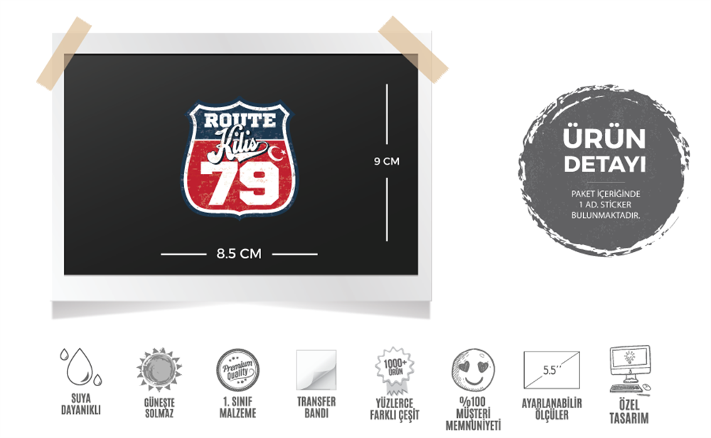 ROUP91 Route Kilis 79 Etiketi