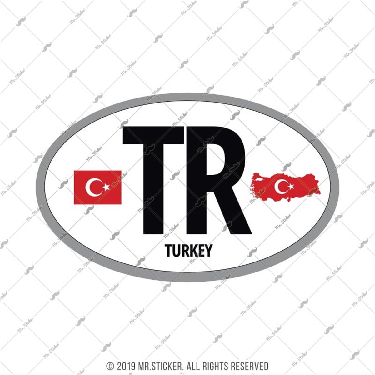 ULK20 Turkiye (TR) Reflektif Ulke Etiketi