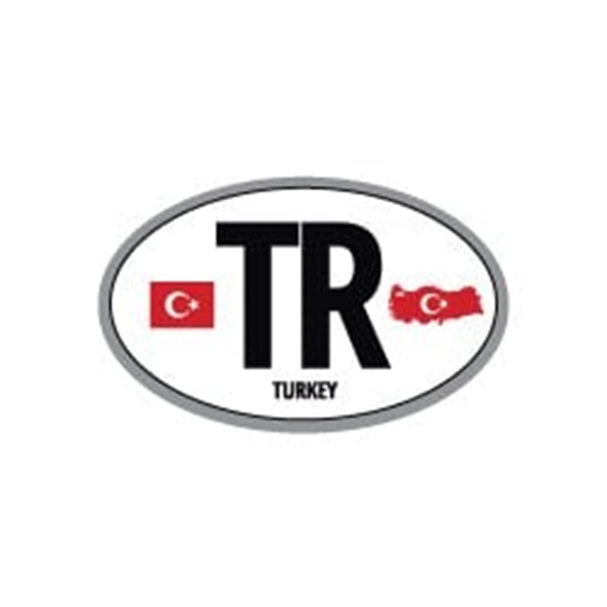 ULK20 Turkiye (TR) Reflektif Ulke Etiketi