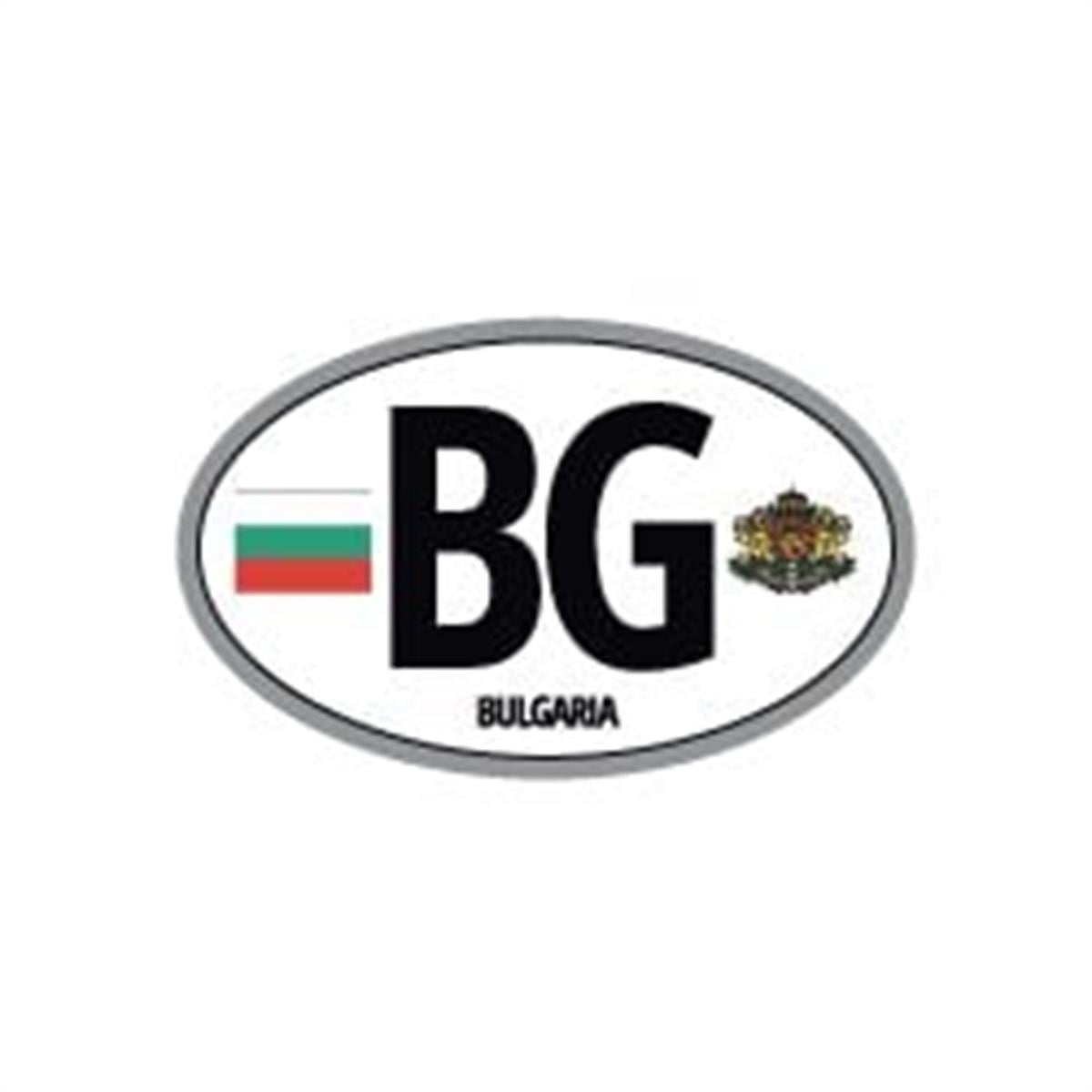 ULK24 Bulgaristan (BG) Reflektif Ulke Etiketi