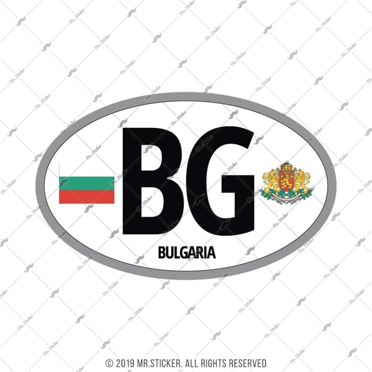 ULK24 Bulgaristan (BG) Reflektif Ulke Etiketi