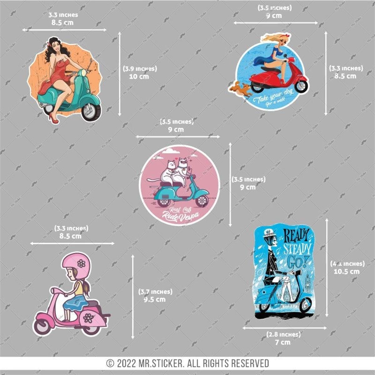 VSPBDL3 Scooter Sticker Seti