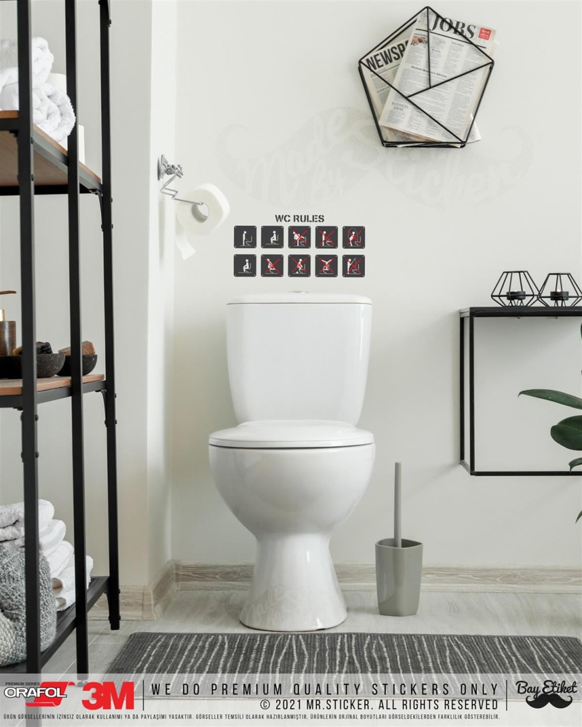 WC37 Tuvalet Kurallari Full Set