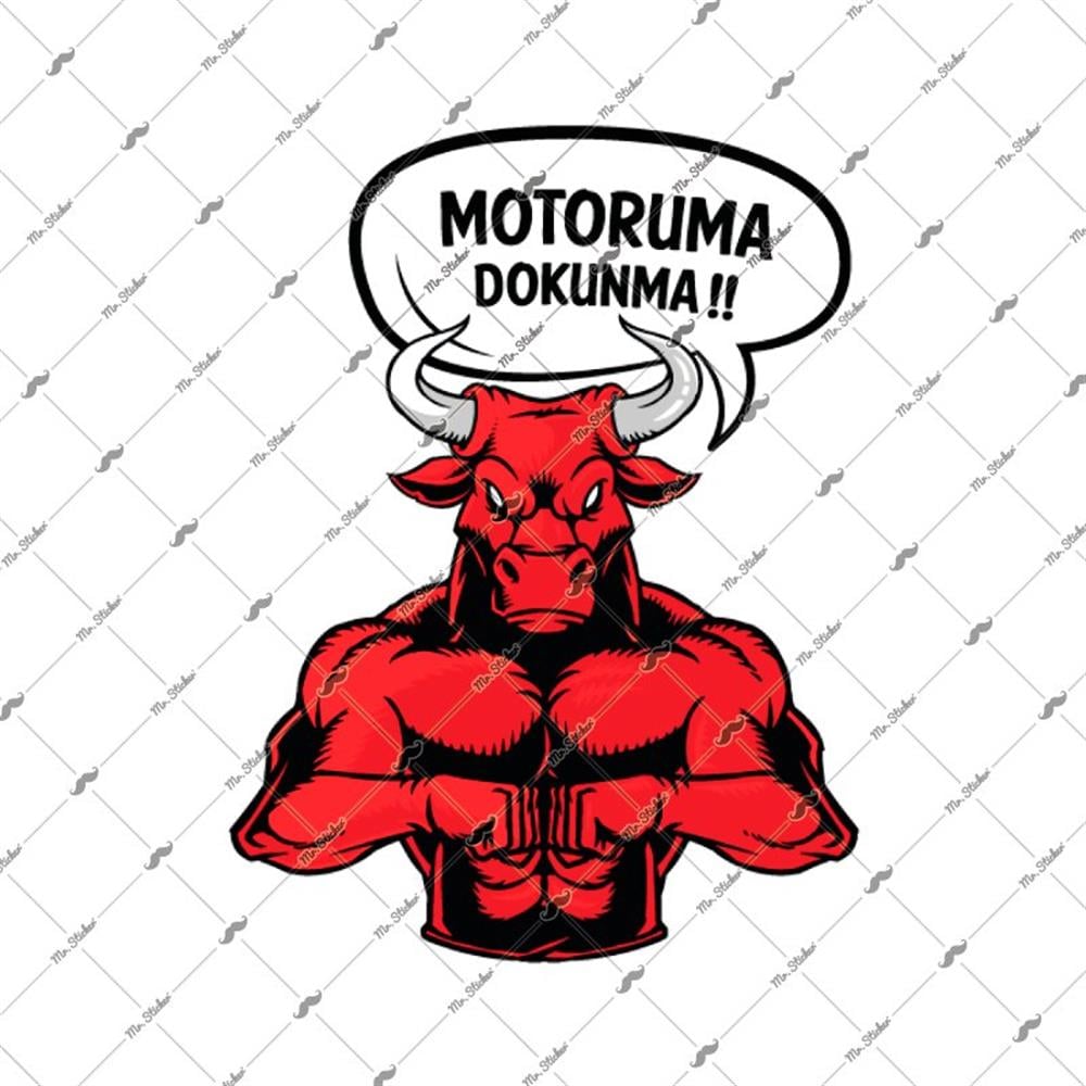 WRN34 Motoruma Dokunma Kizgin Boga Etiketi