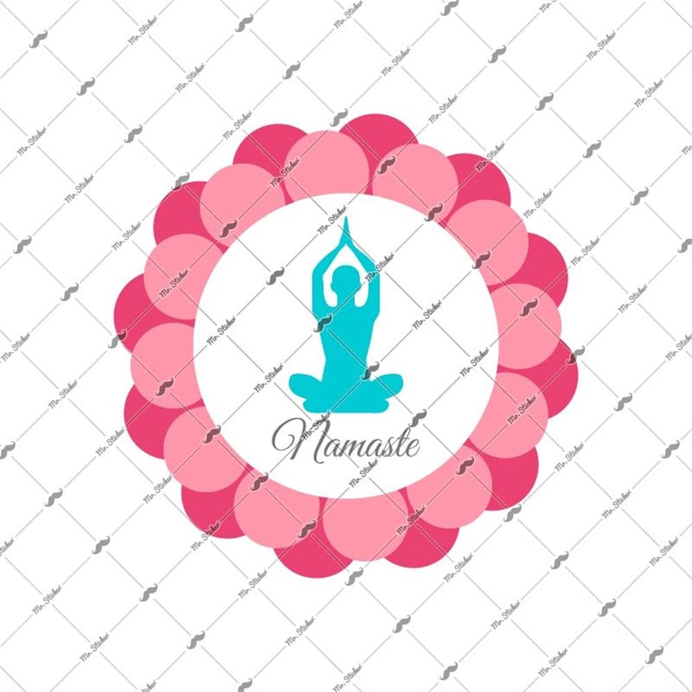 YOG3 Nameste Yazili Yoga Etiketi