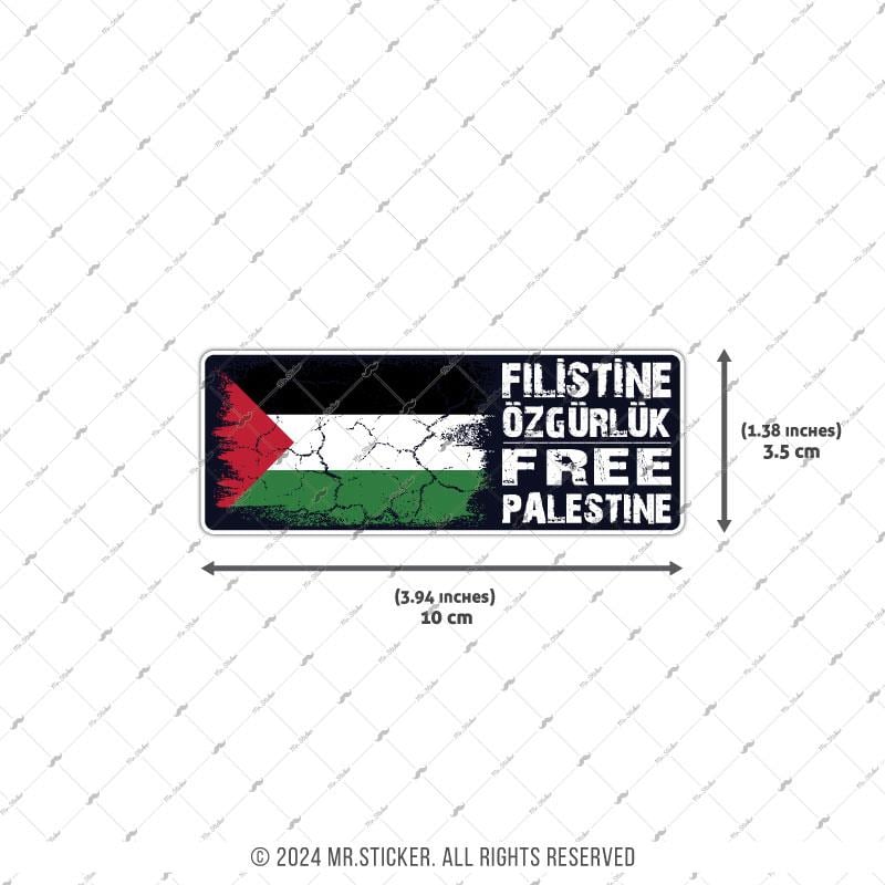ALT29 Filistine Özgürlük Stickerı