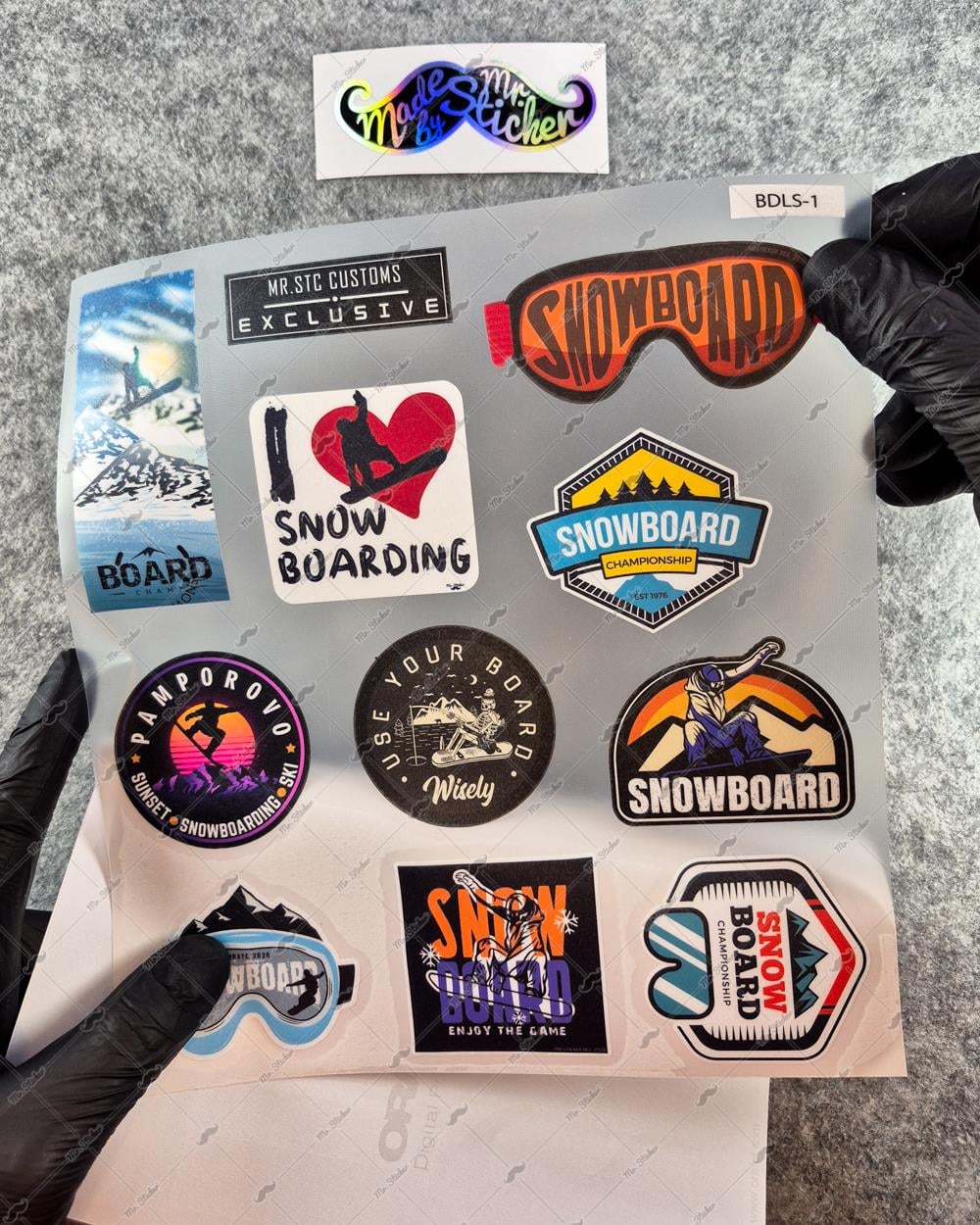 BDLS1 Küçük Boy 10lu Sticker Seti