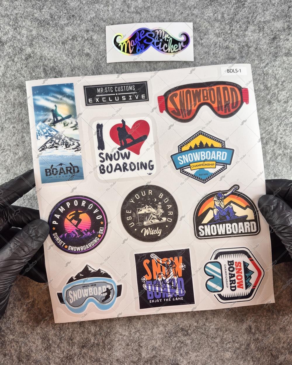 BDLS1 Küçük Boy 10lu Sticker Seti