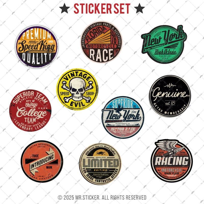 BDLS11 Küçük Boy 10lu Sticker Seti