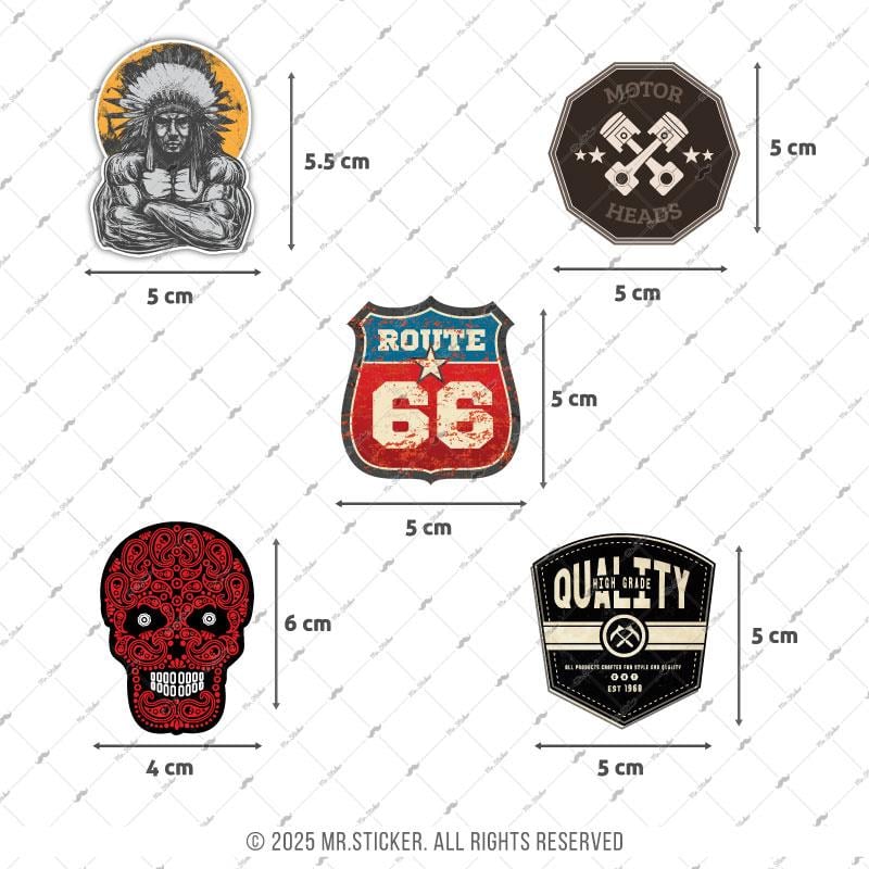 BDLS14 Küçük Boy 10lu Sticker Seti