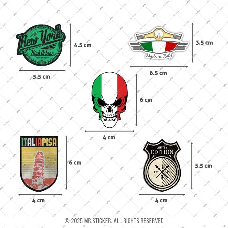 BDLS17 Küçük Boy 10lu Sticker Seti