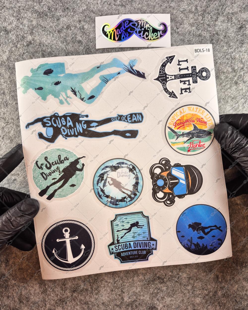 BDLS18 Küçük Boy 10lu Sticker Seti