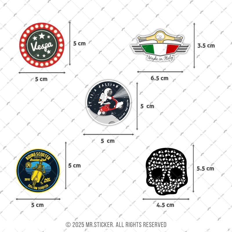 BDLS21 Küçük Boy 10lu Sticker Seti